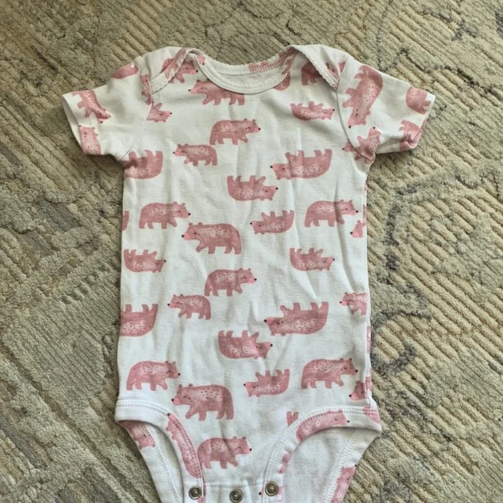 $5 for each item 8 pc cotton Baby Girl BUNDLE/LOT/HAUL of bodysuits size 12 mos